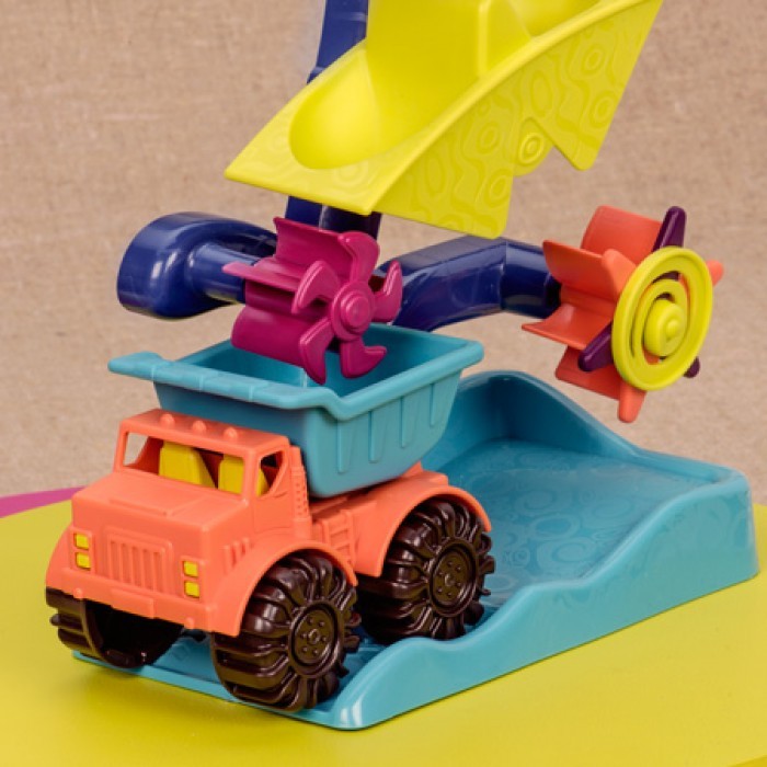 B. Toys Water Wheel Owl About Waterfalls/Tropical Waterfalls