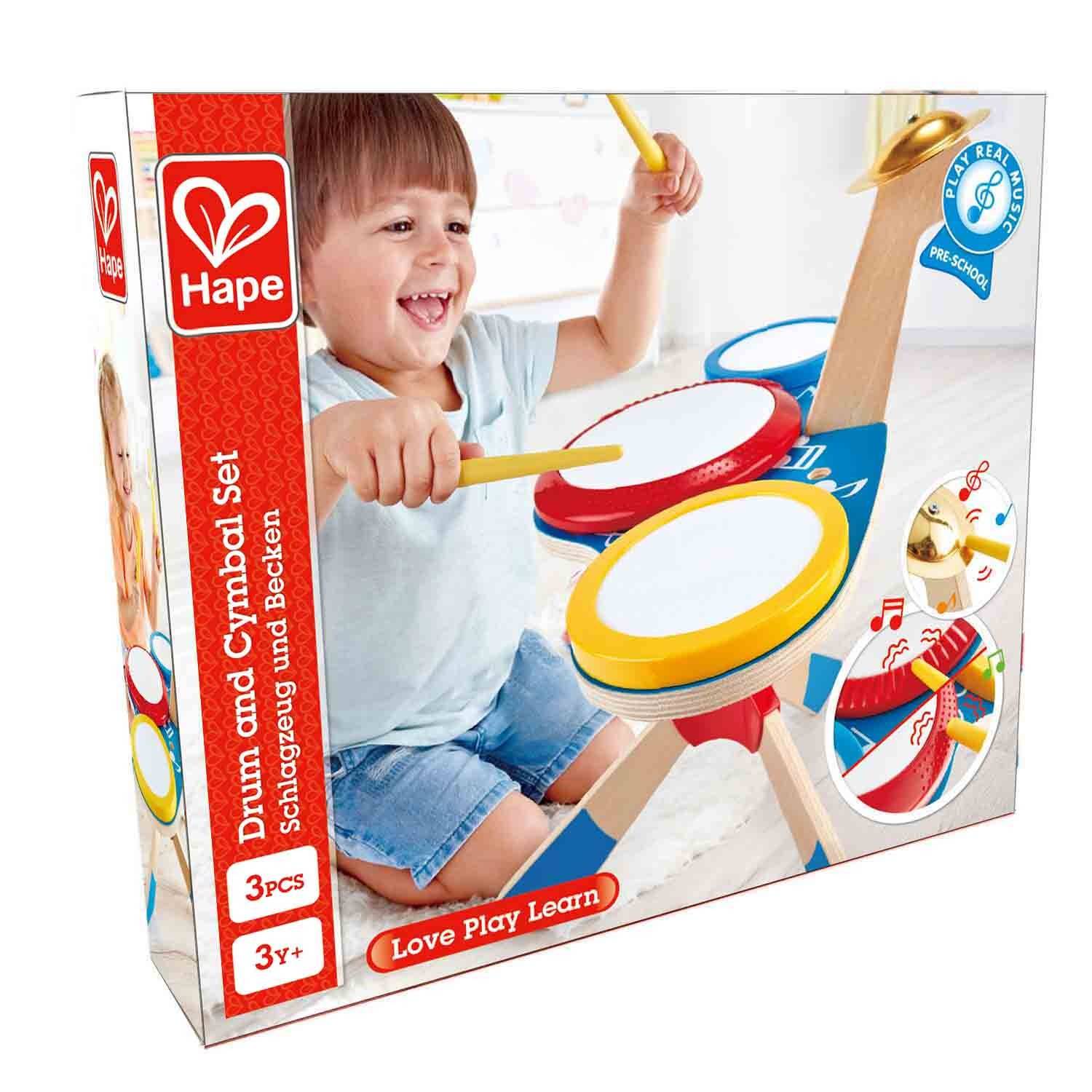 Hape Drum & Cymbal Set Musical Toy
