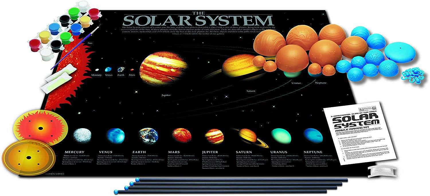 4M 3D Solar System Model Making Kit